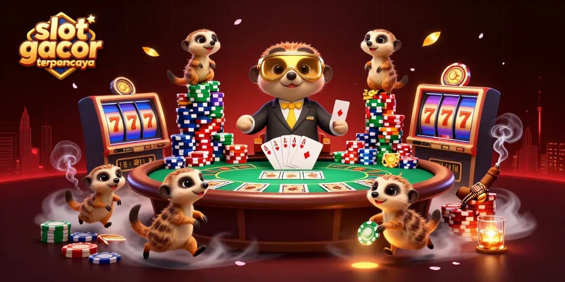 Menangkan jackpot di slot gacor terpercaya dengan ilustrasi kasino yang dinamis dan penuh keseruan.