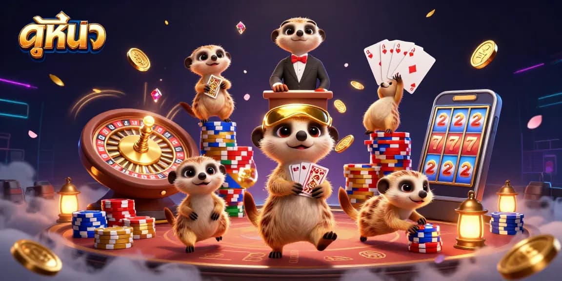 Play ดูหนัง online through thrilling cartoon meerkats managing a vibrant casino.