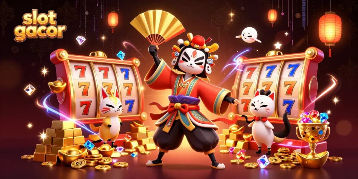 Experience the excitement of slot gacor with dynamic gaming elements and vibrant characters.