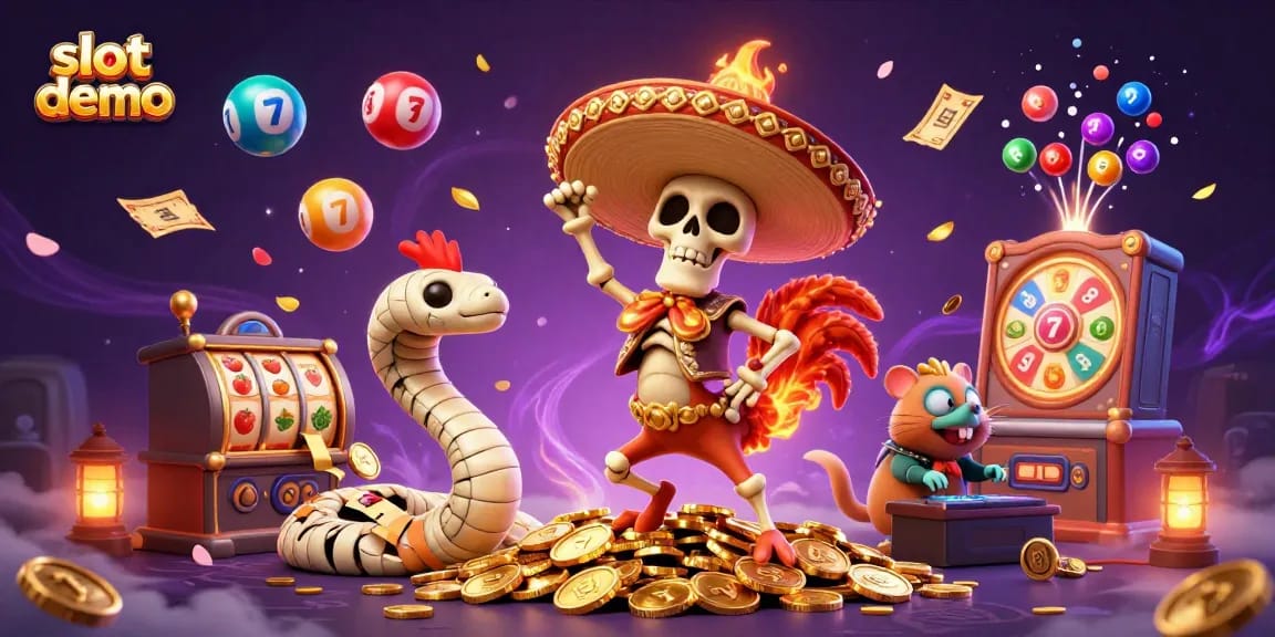 Mainkan slot demo dengan karakter unik di DETIKSLOT888, sambil menikmati suasana kasino yang meriah.