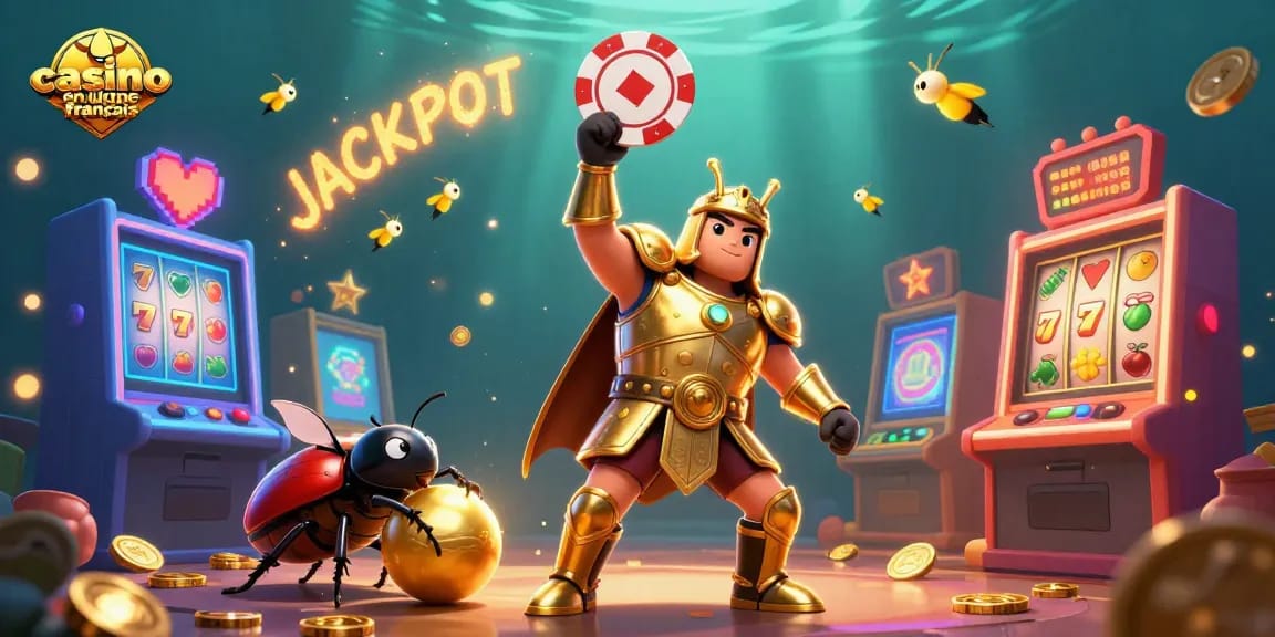 Venez jouer sur un casino en ligne français avec des jackpots, machines à sous et des héros animés.