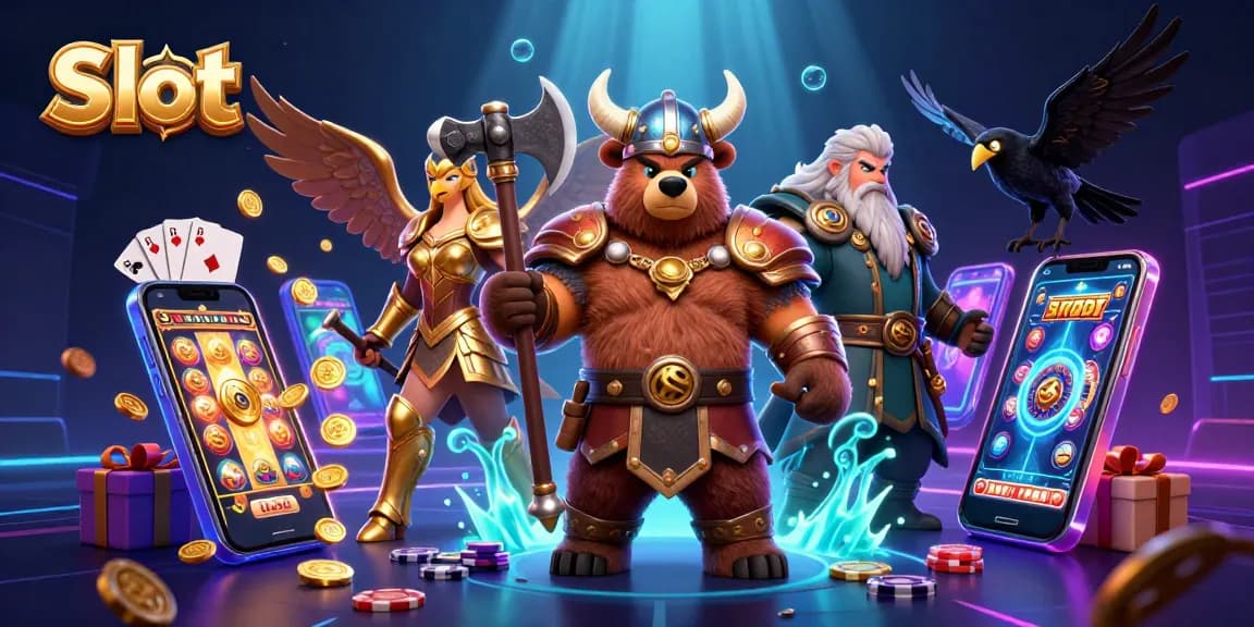 Experience thrilling Slot action with colorful game elements and fantasy characters in an engaging scene.