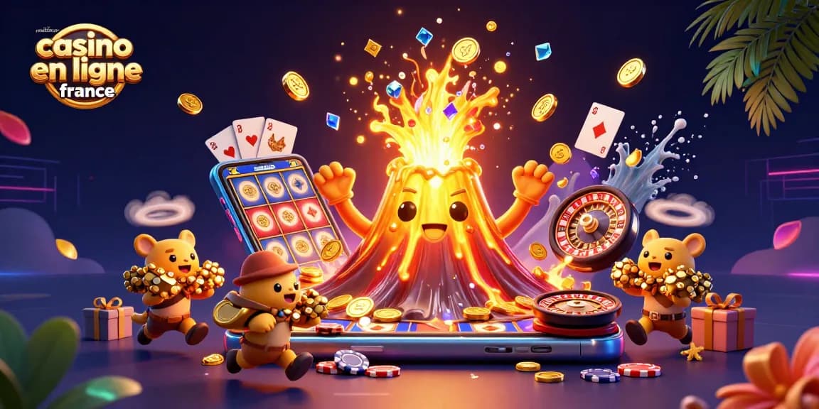 Découvrez un volcan doré triomphant jaillissant de trésors sur le meilleur casino en ligne France.