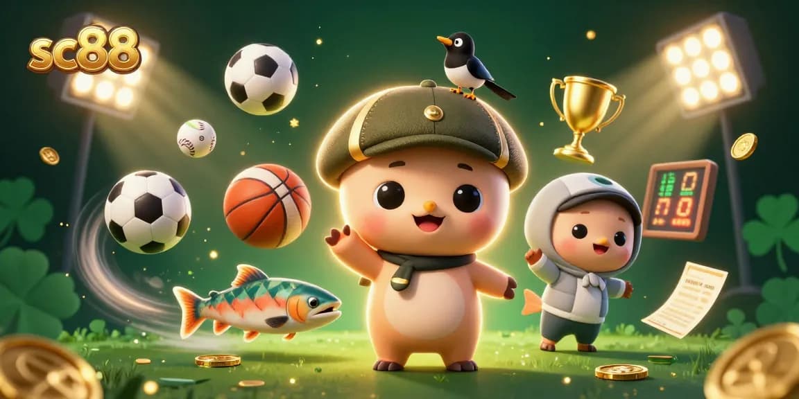 Engage with exciting betting action at sc88, featuring playful Nessie and sports dynamics.