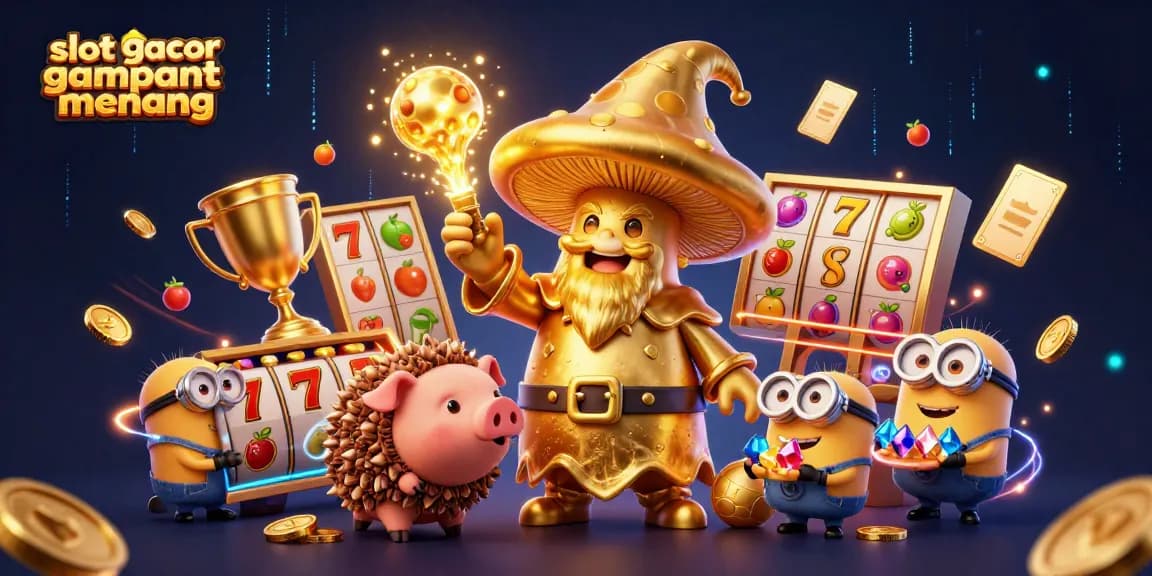 Engage with slot gacor gampang menang as golden mushroom wizard channels magic to win jackpots.