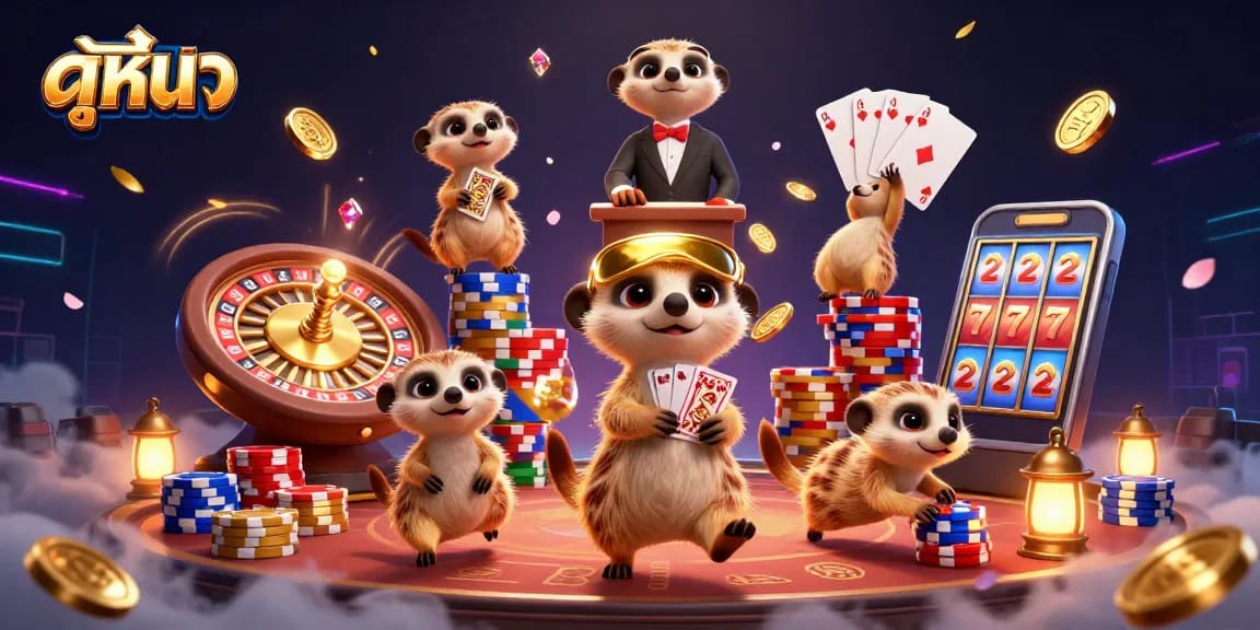 Play ดูหนัง online through thrilling cartoon meerkats managing a vibrant casino.