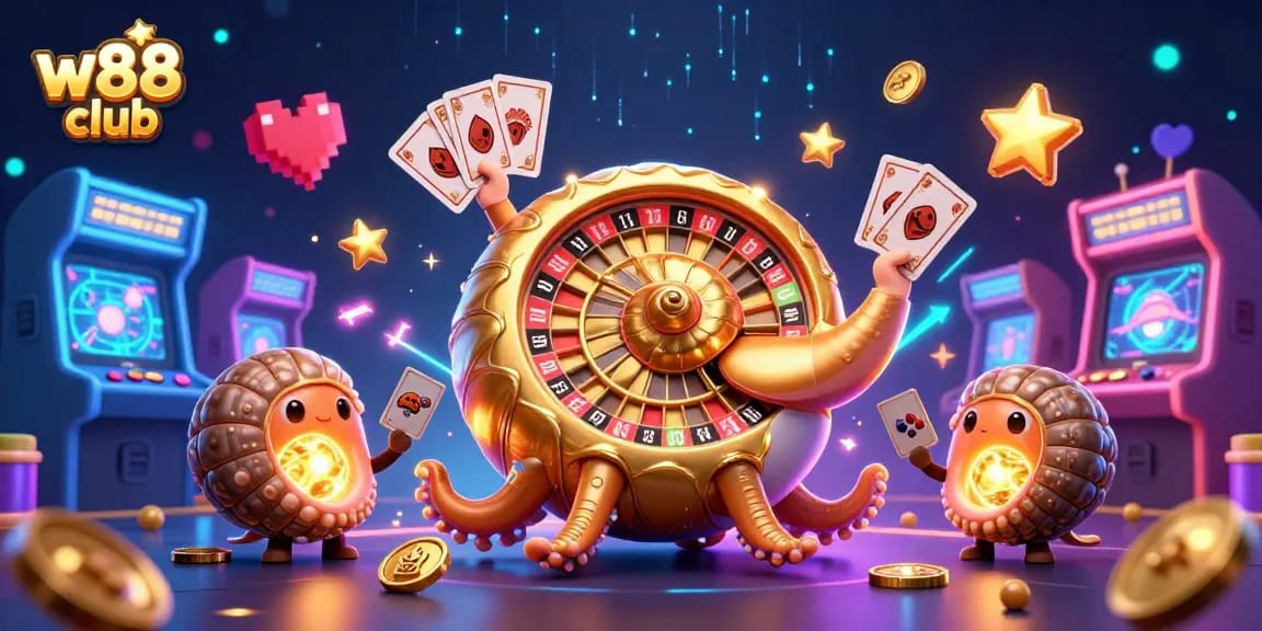 Chơi game tại w88 club với nhiều trò chơi hấp dẫn và cảm xúc đầy kịch tính.