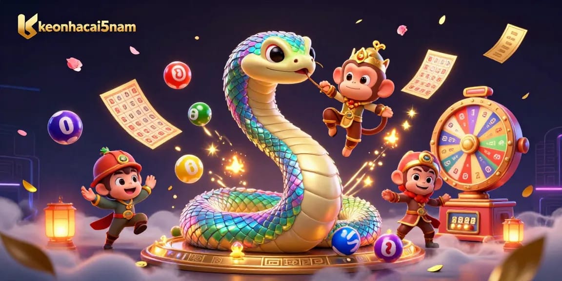 Engage with keonhacai5nam's vibrant gaming atmosphere featuring dynamic lottery activities and colorful visuals.