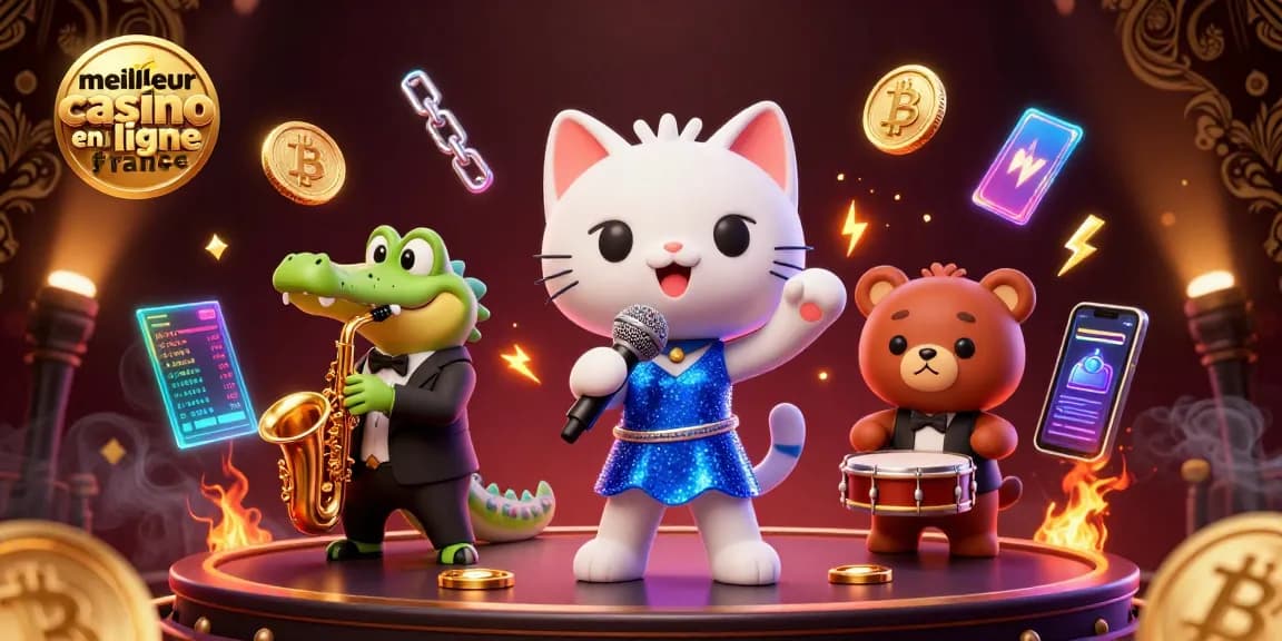 Découvrez les méandres du meilleur casino en ligne France avec cette scène animée et dynamique.