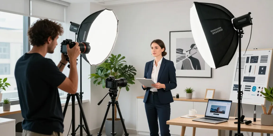 Visite du service de Fotografo Commerciale Milano avec une séance photo professionnelle.