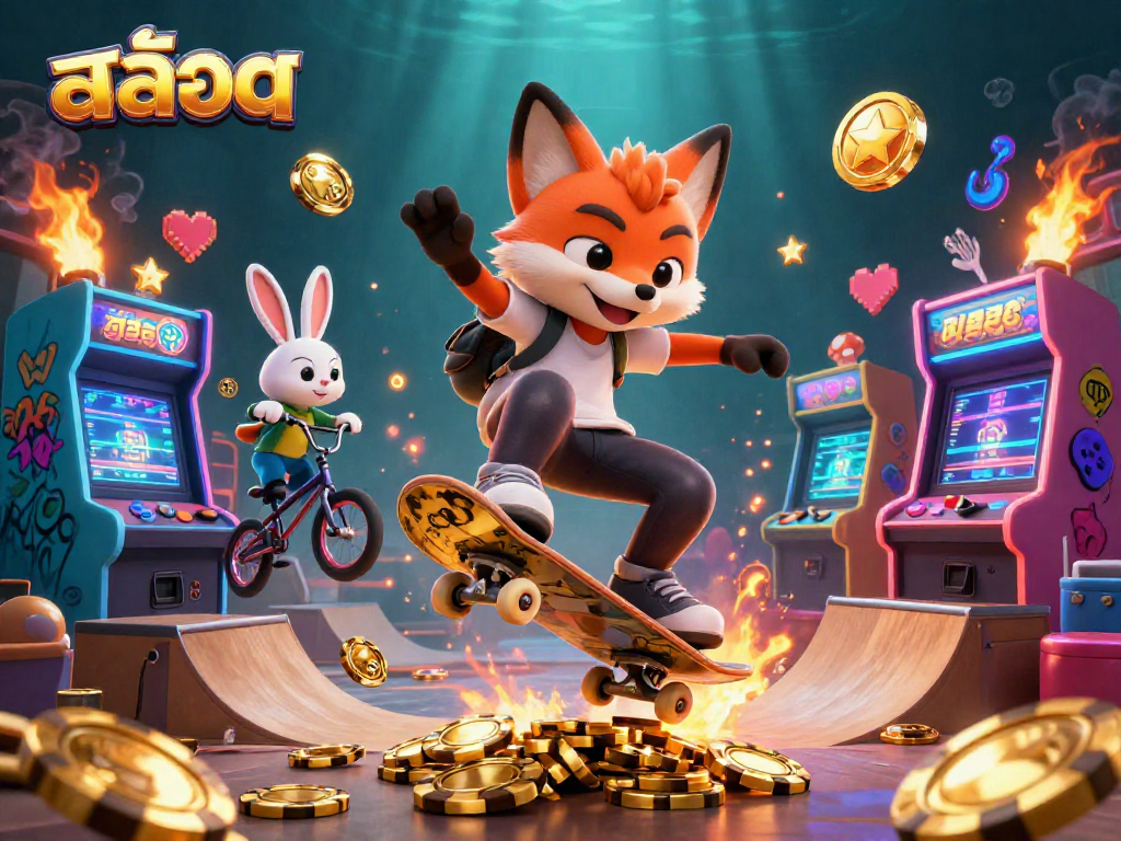 Engage in สล็อต excitement with dynamic characters and vibrant casino elements