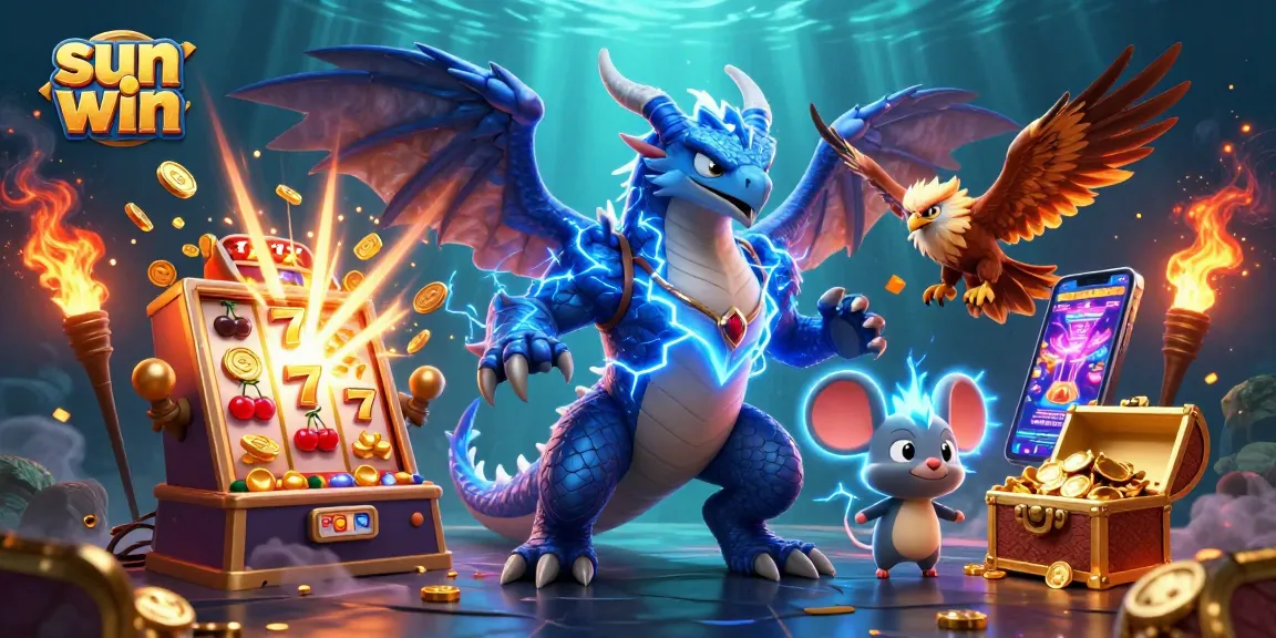 Engage in thrilling slot games with Sun Win's dazzling jackpot scene filled with excitement.
