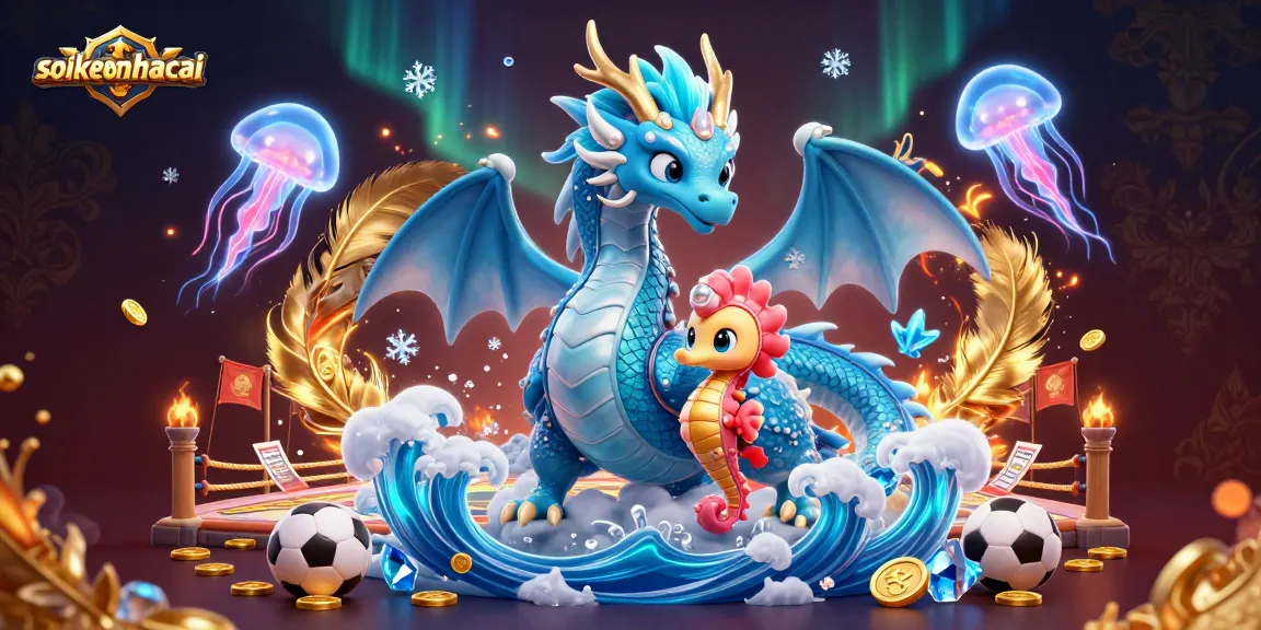Engage in thrilling sports betting with soikeonhacai while surrounded by dynamic characters and vibrant elements.