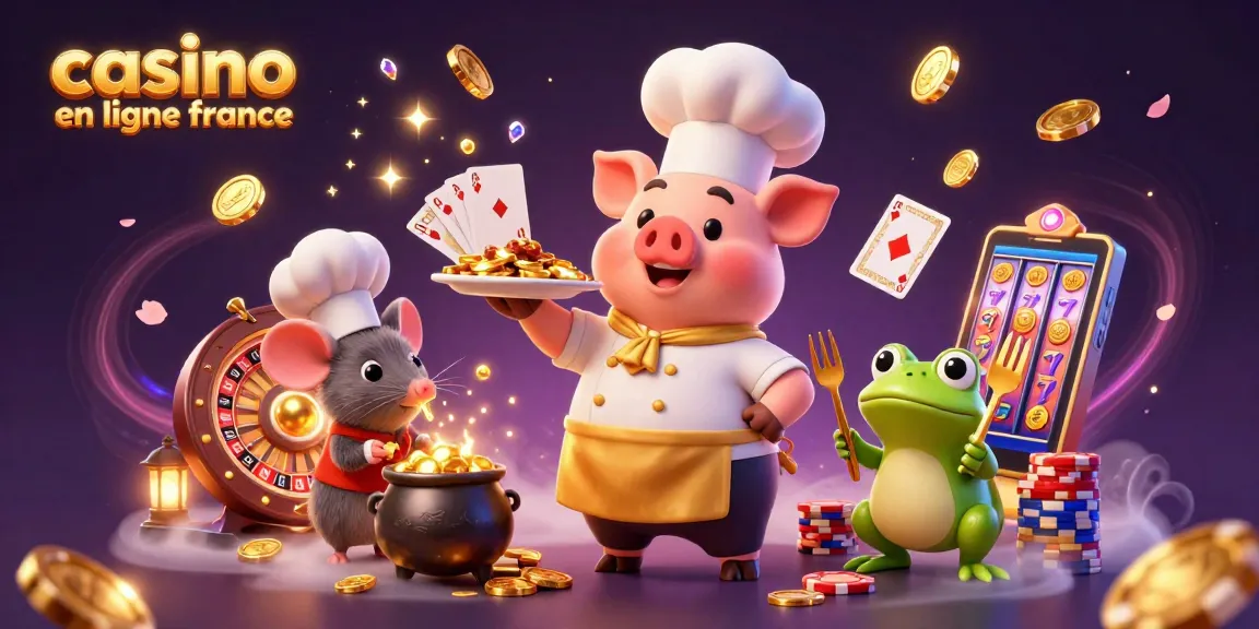 Donnez-vous une chance au casino en ligne France avec cette illustration de personnages animés jouant aux jeux de casino.