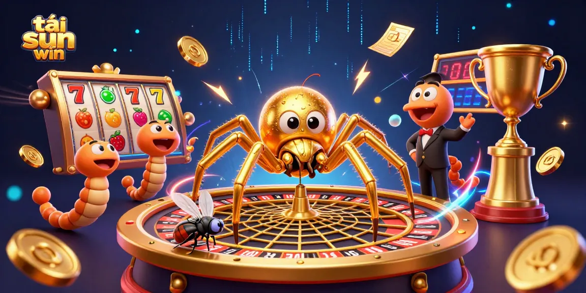 Bet on the exciting slots with tải sun win featuring a golden roulette wheel and dynamic game elements.