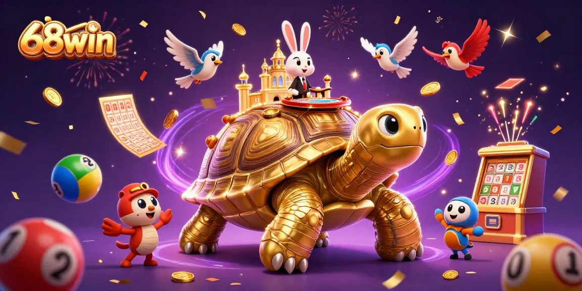 Play exciting games at 68win's vibrant casino, featuring lively characters and dynamic gaming elements.