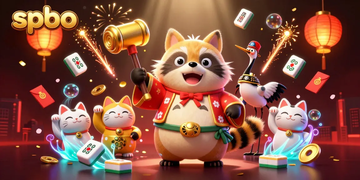 Experience spbo's vibrant casino fun with joyful tanuki and lucky fortune cats!