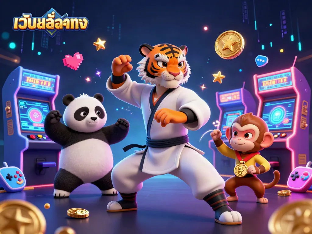 สล็อตเว็บตรง กับภาพการ์ตูน 3D สุดสนุกที่แสดงให้เห็นตัวละครต่าง ๆ ในเกมพนัน