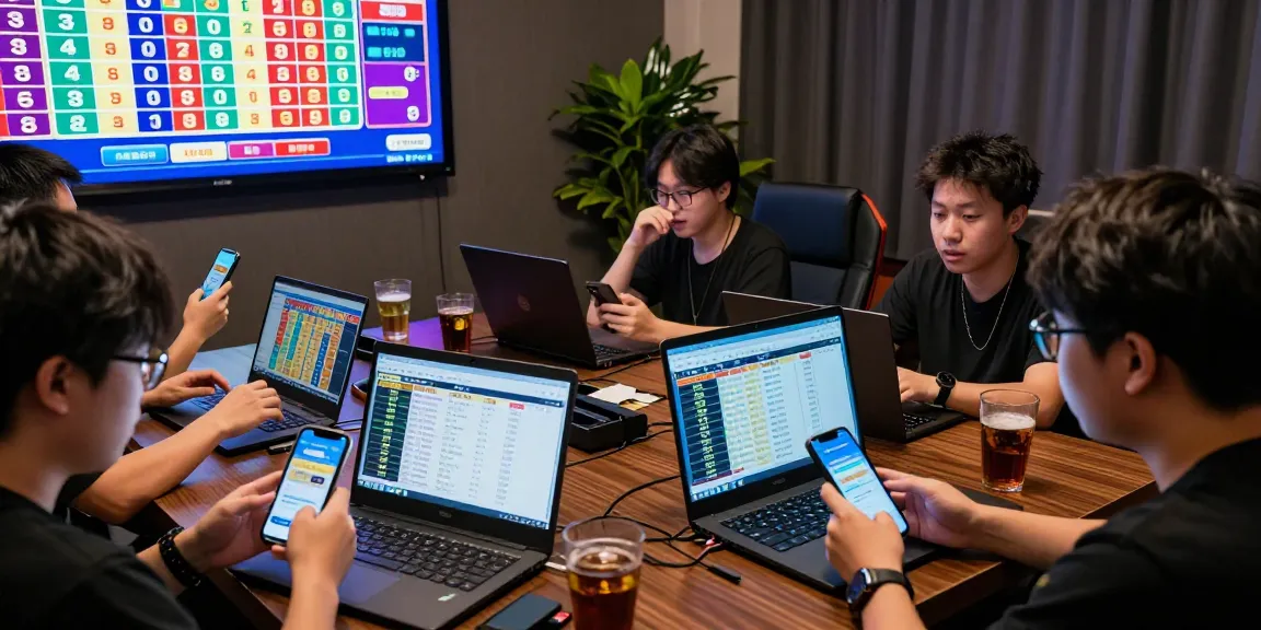 Intense JNETOTO live draw session with players engaged in real-time betting updates.