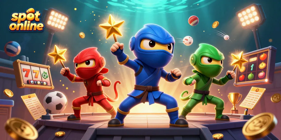 Menangkan slot online dengan chameleon ninja beraksi dalam seni bela diri yang dinamis.