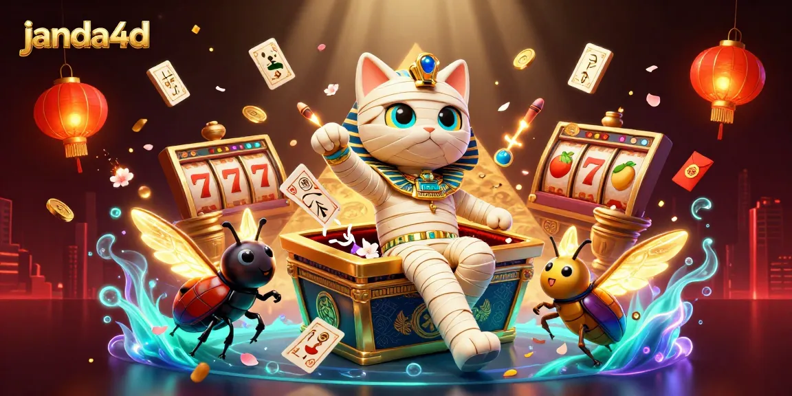 Janda4d menghadirkan momen spektakuler dengan kucing mumi dan elemen permainan kasino yang menarik.