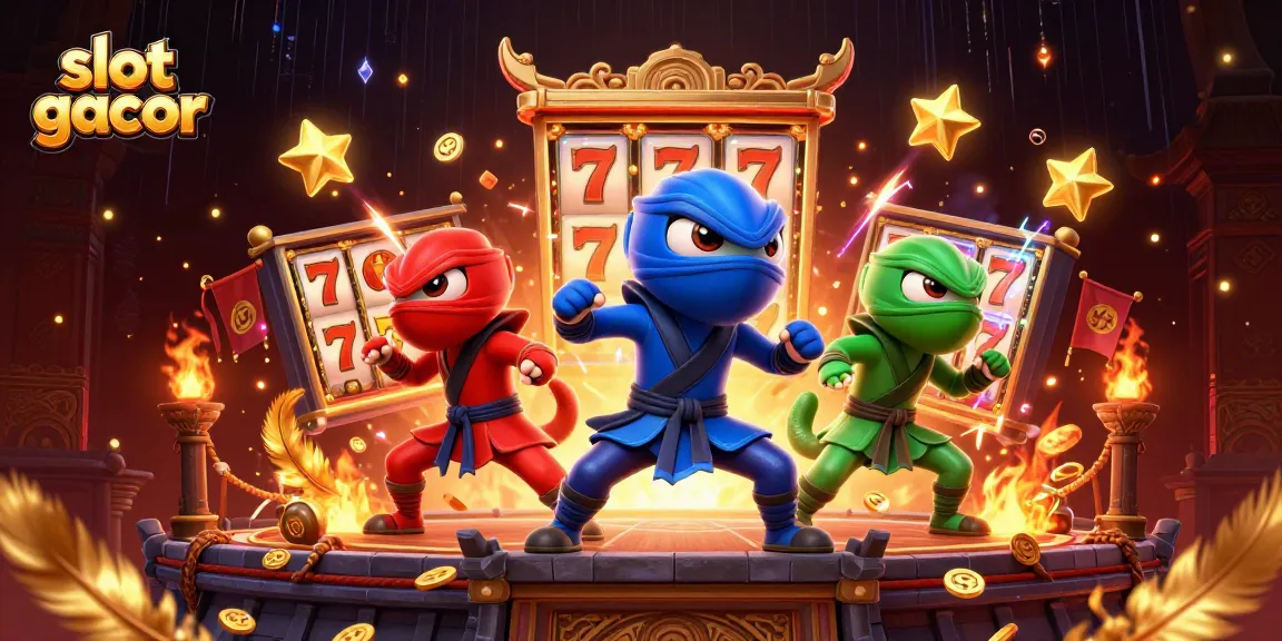 Slot gacor memberikan pengalaman bermain yang mengasyikkan dengan karakter ninja chameleon yang beraksi.
